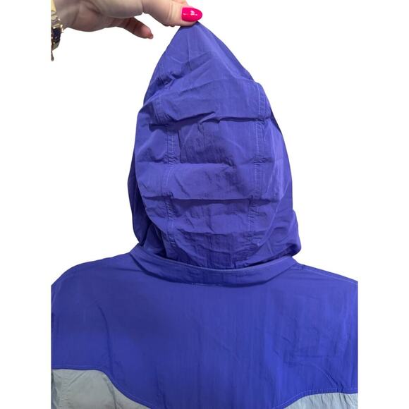 Lululemon Evergreen Anorak Windbreaker Quarter Zip Hoodie Purple Gray Size 8 - Picture 12 of 14